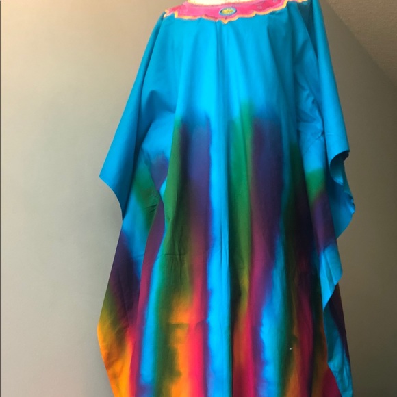 African print tie and dye bubuu/kaftan - Picture 2 of 3